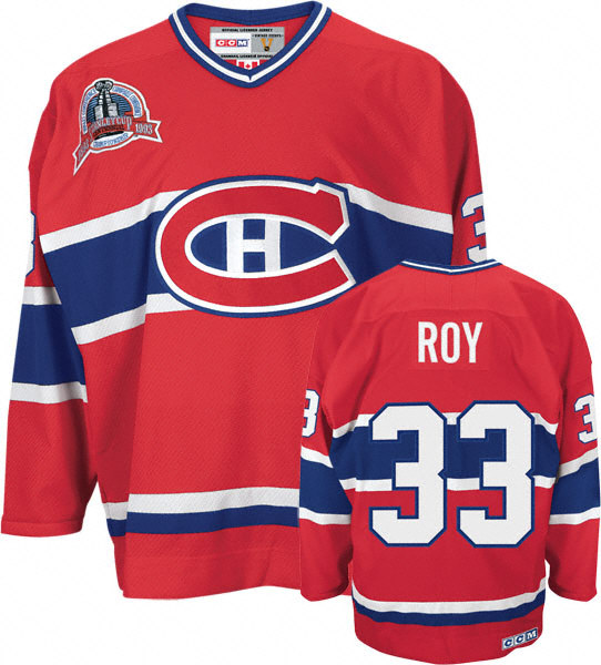 Best Quality Montreal Canadiens 33 Patrick Roy Red CCM NHL Jersey